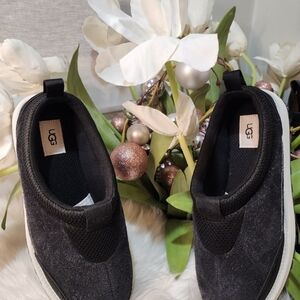 UGG Tasman IOE (Inside Outside Everywhere) Men's Suede Slipper Black Size11 New